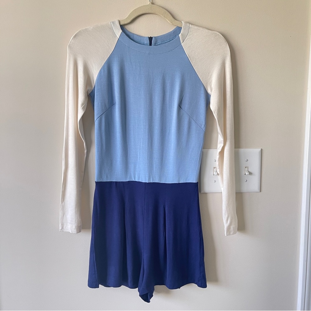 The Outnet Color Block Jersey Romper